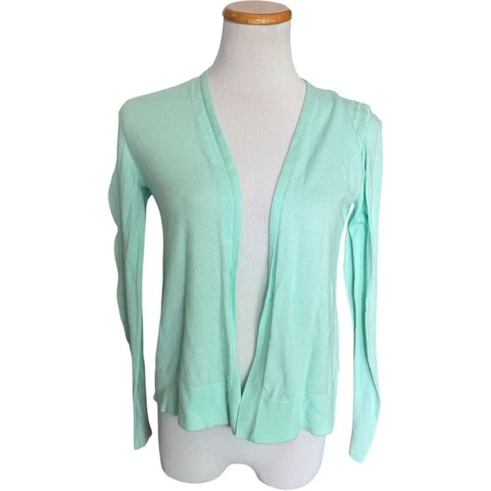 Womens Old Navy Mint Shortie Cardigan Sweater - Sz M